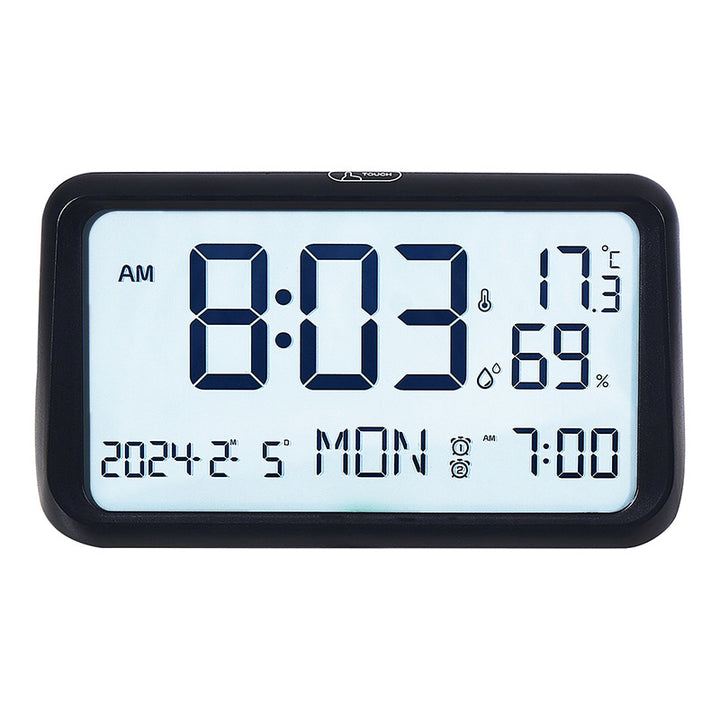 Digital Weather Alarm Clock with Hygrometer and Thermometer Bowlift