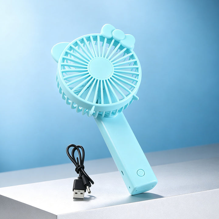 Ladies Portable Hand Fan Bowlift