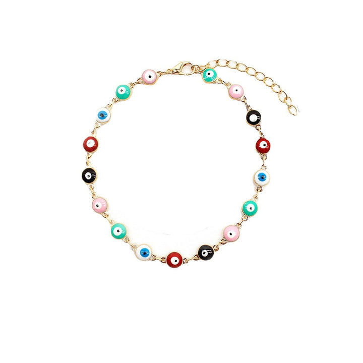 Colorful Evil Eye Charm Bracelet Bowlift 1788164266