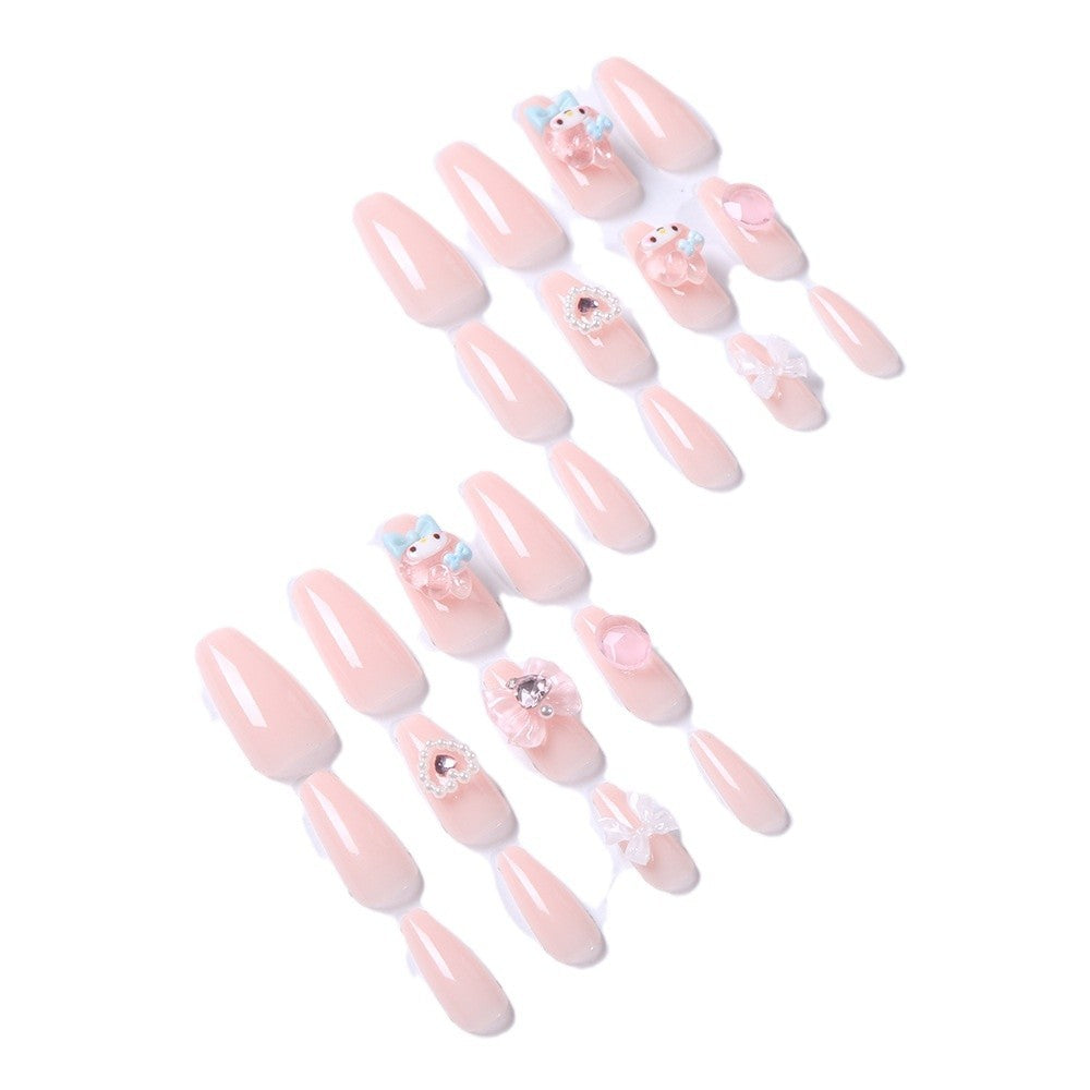 Decorative Themed Press-On Nail Set Bowlift