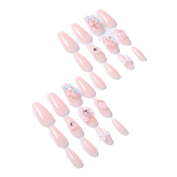 Decorative Themed Press-On Nail Set Bowlift