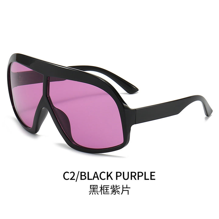 Women's sporty sunglasses with wide frame and polarized lenses Bowlift