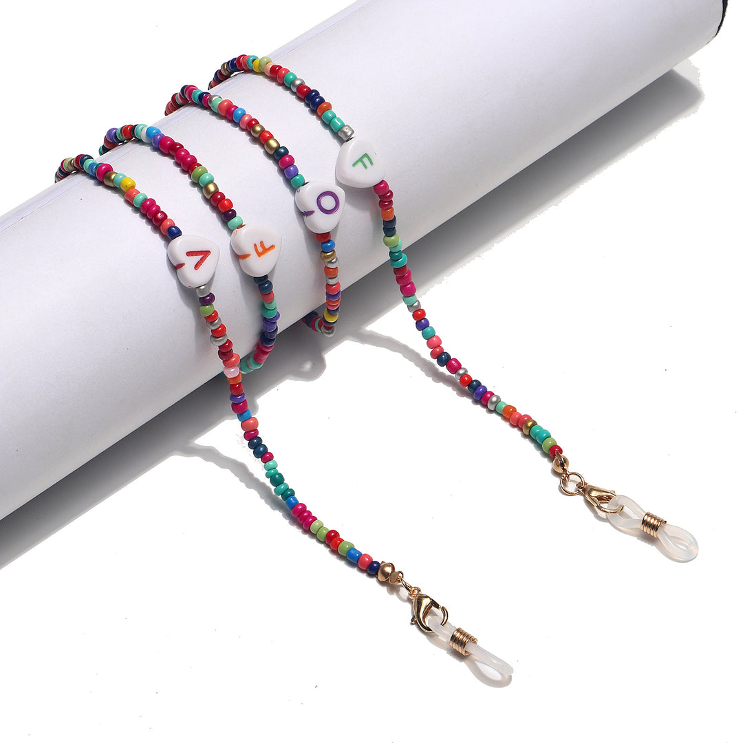 Colorful Beaded Eyewear Chain Bowlift