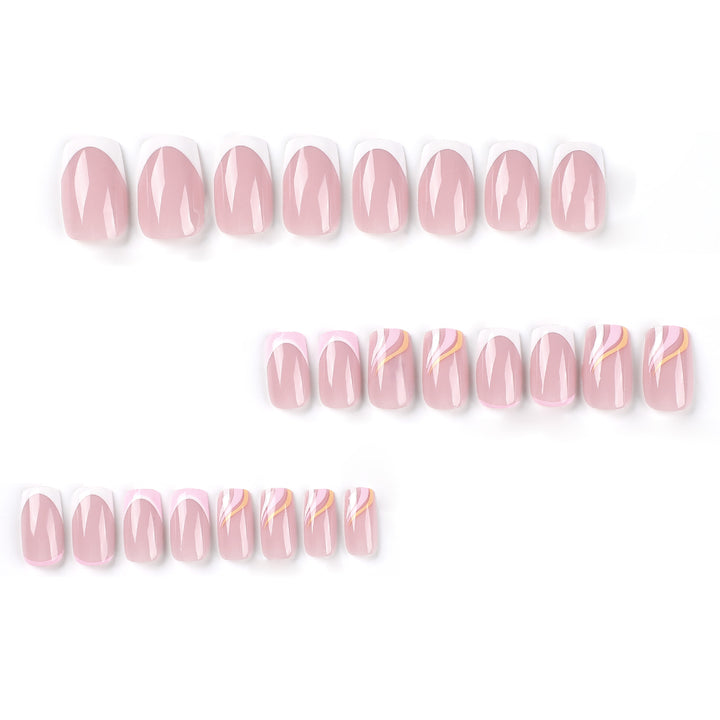 Artful Gel Nails with Elegant Accents Bowlift
