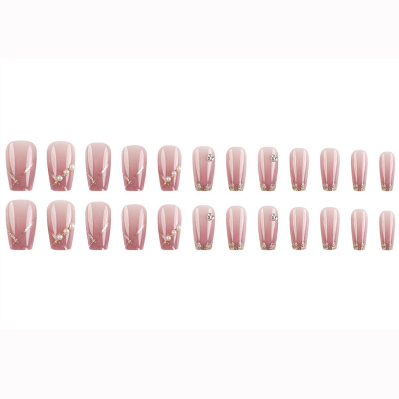 Artificial nails with heart design Bowlift