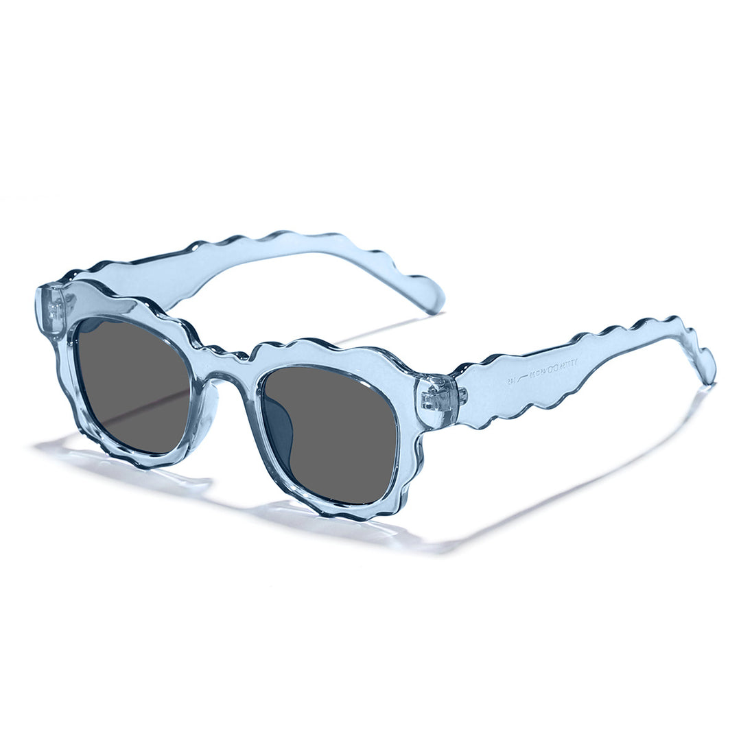 Women's eye-catching sunglasses in creatively designed cloud frame Bowlift