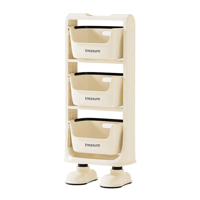 Multi-Tier Storage Organizer with Baskets Bowlift