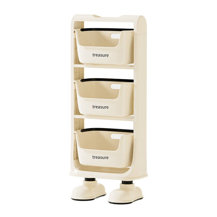 Multi-Tier Storage Organizer with Baskets Bowlift