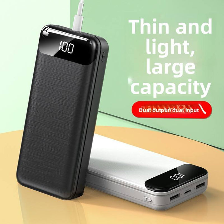 Ultra-Slim Power Bank with LCD Display and Fast Charging Function Bowlift