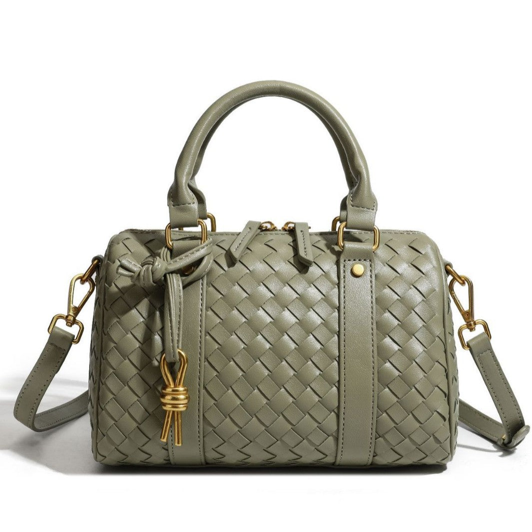 Elegant Braided Handbag Bowlift