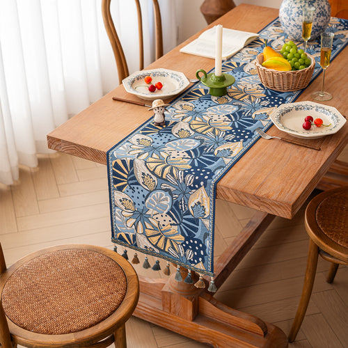 Elegant Floral Table Runner