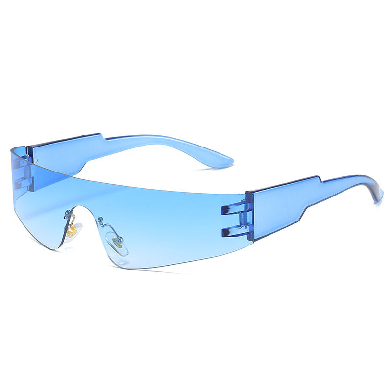 Oversized Protective Shield Sunglasses Bowlift