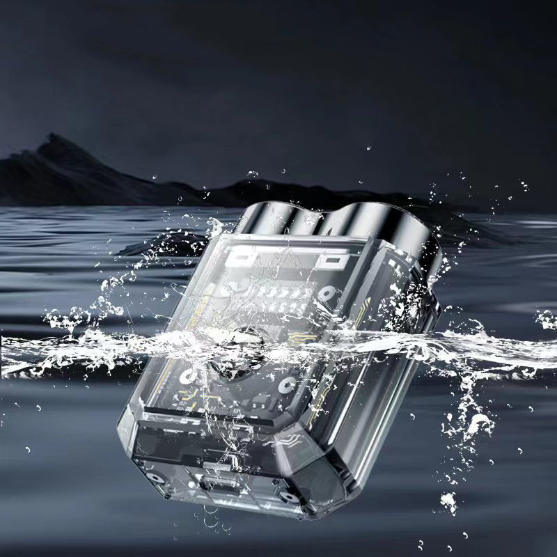 BowLift | Transparent Mini Dual-Head Electric Shaver