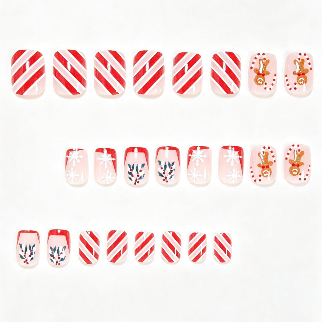 Festive Holiday Nail Art Set Bowlift