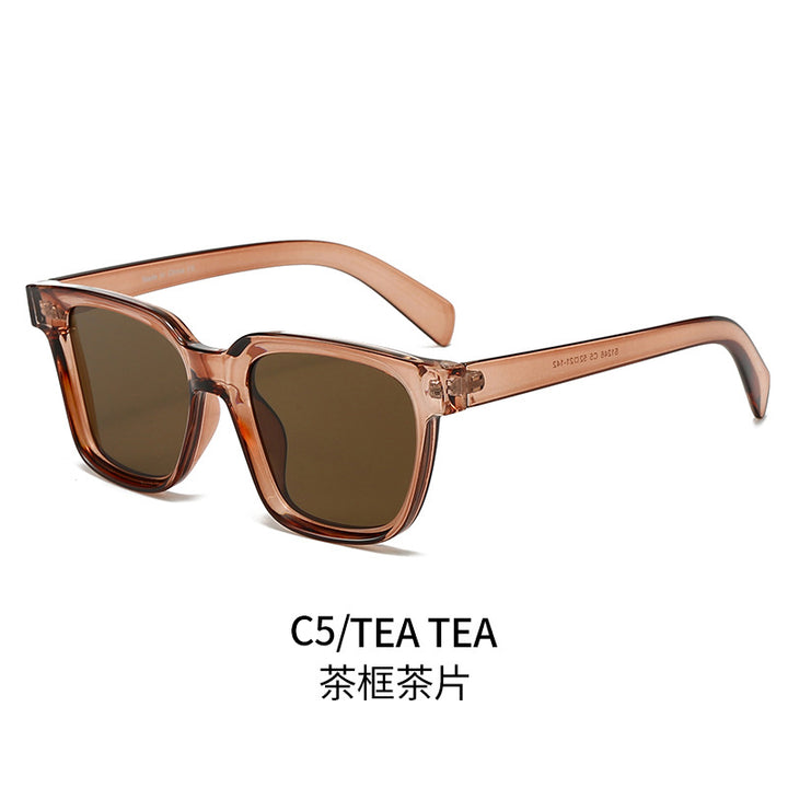 Women's elegant square sunglasses with UV protection and sturdy frame Bowlift