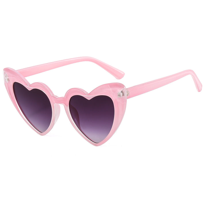 Women's fashionable heart sunglasses with UV protection Bowlift