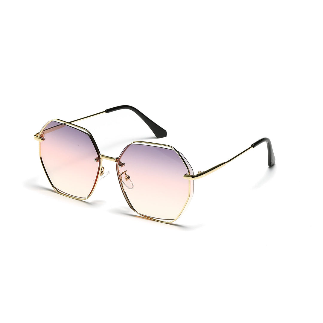 Women's fashionable octagonal sunglasses with elegant frame Bowlift