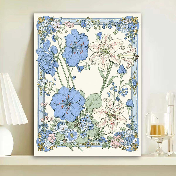 Botanical Floral Wall Art Bowlift