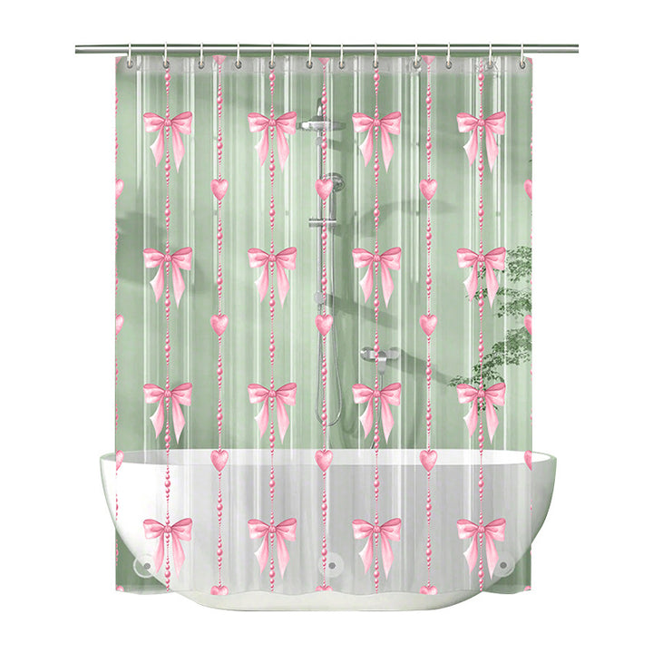 Decorative Shower Curtain Bowlift
