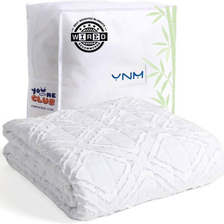 Premium Diamond Quilted Weighted Blanket Bowlift