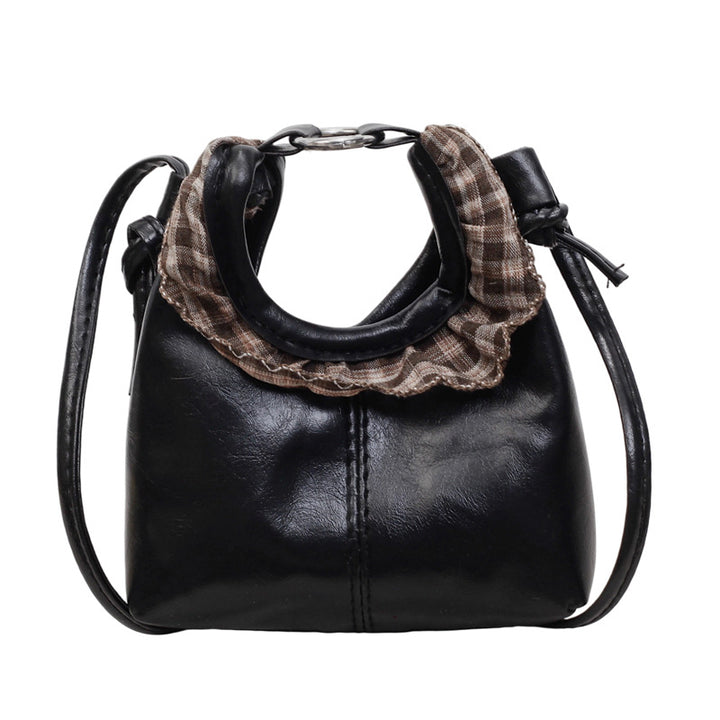WoStylish Handcrafted Leather Bucket Bag Bowlift