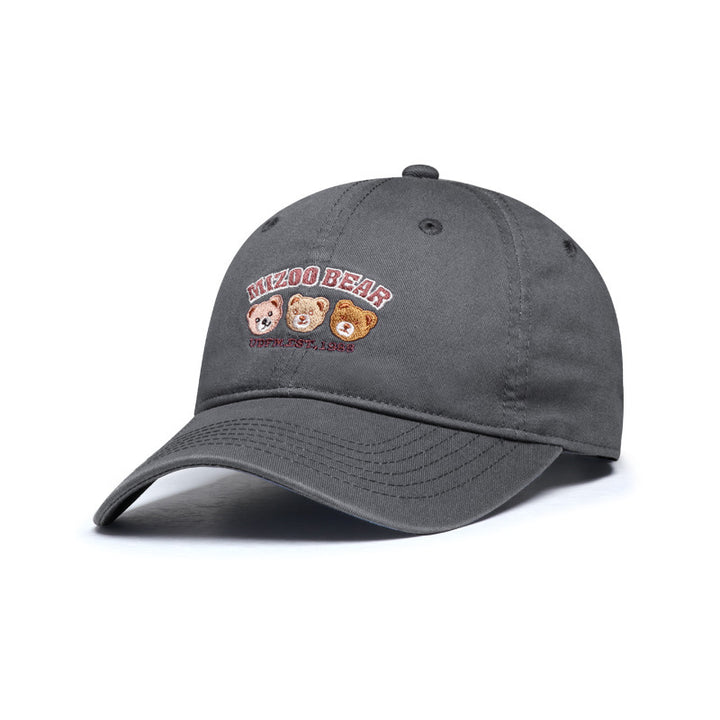 Women playful cotton cap with embroidered animal design Bowlift