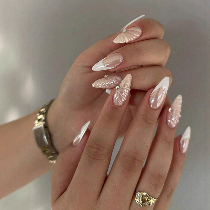 Decorative Coffin Nail Art Bowlift