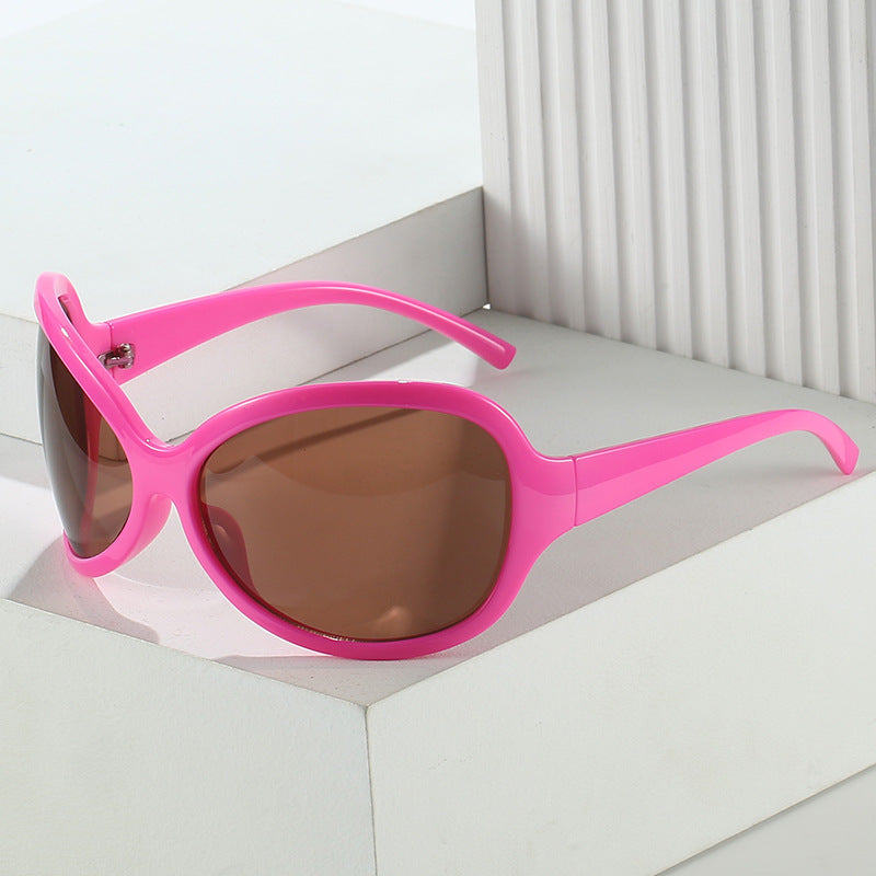 Stylish Oversized Shield Sunglasses Bowlift 1787812453