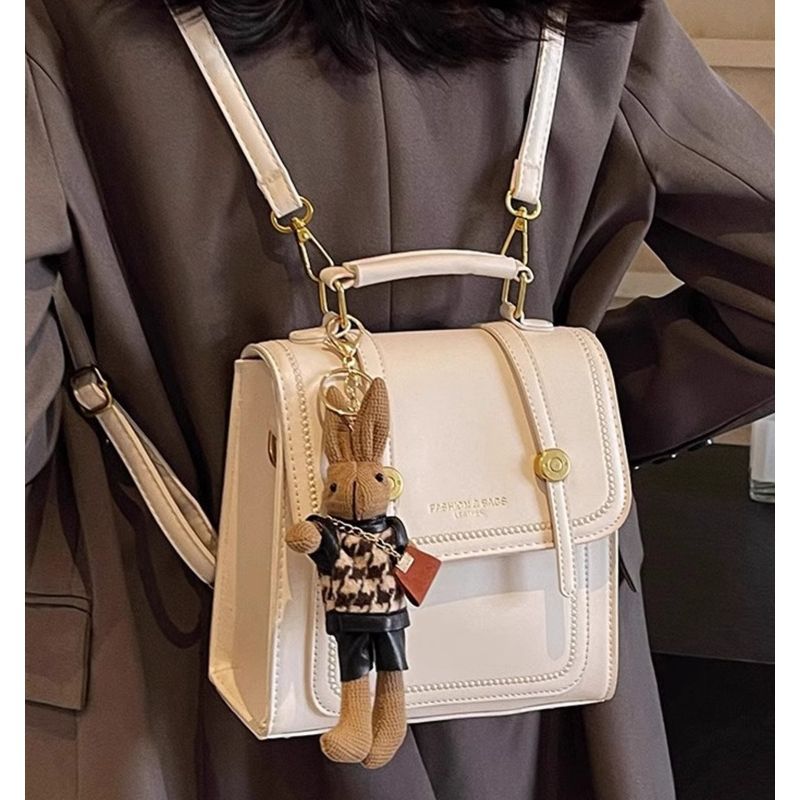 Vintage-Inspired Structured Satchel Bag Bowlift