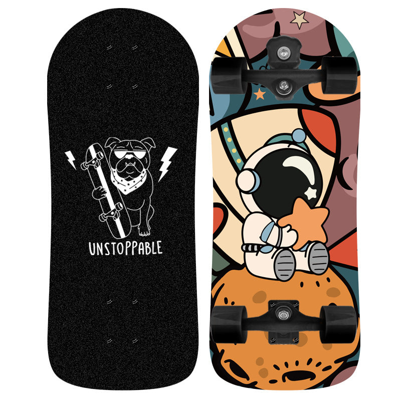 Unicorn-Themed Graphic Skateboard Bowlift