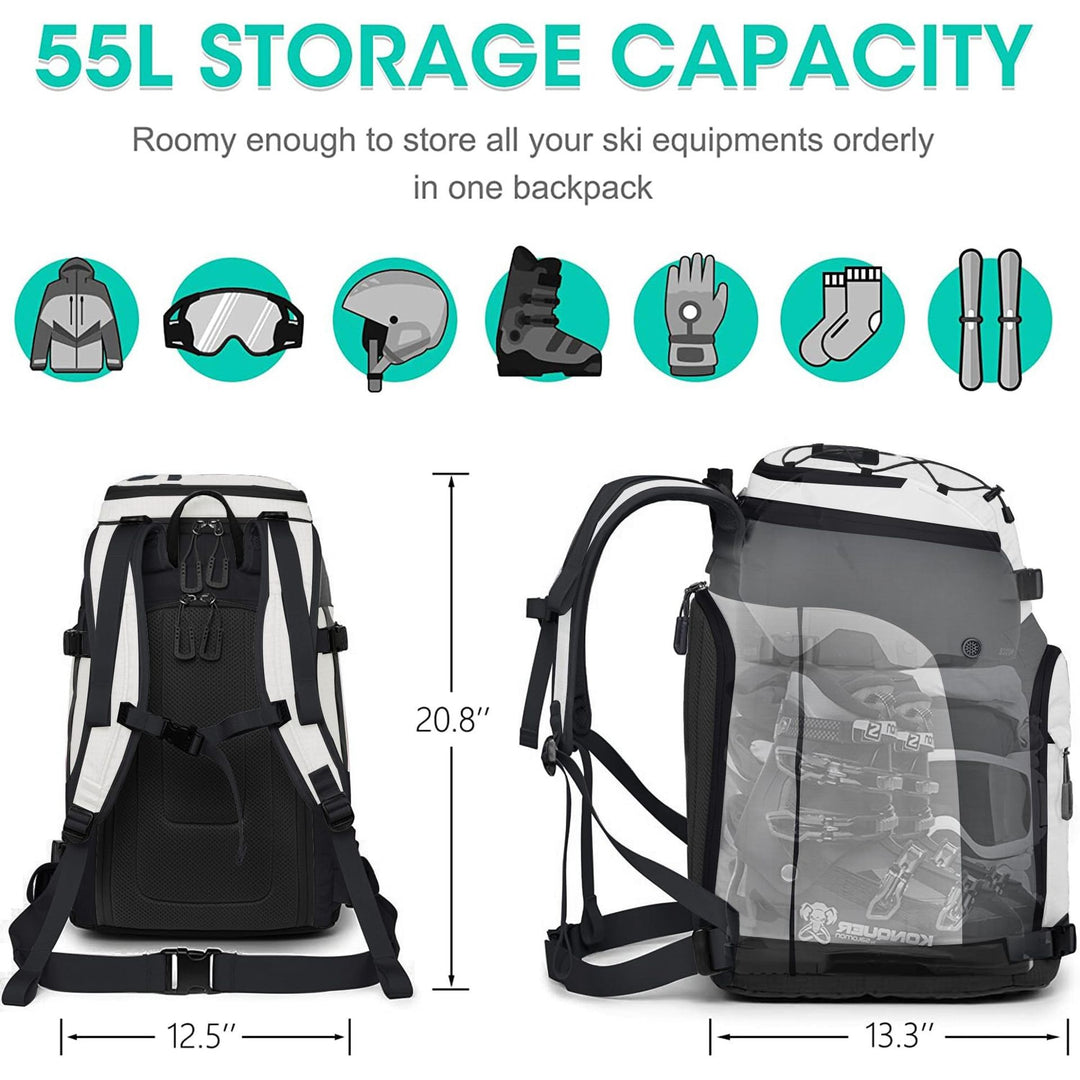 Versatile Outdoor Adventure Backpack Bowlift