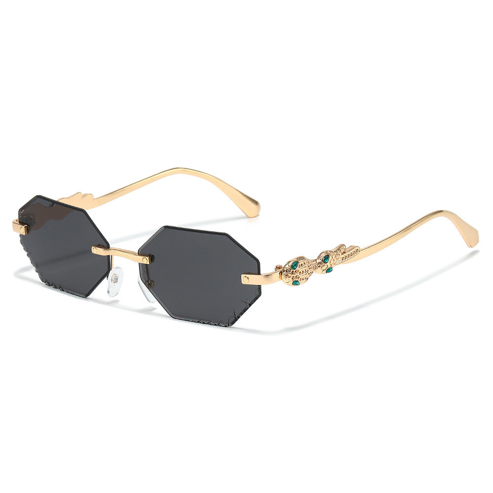 Fashion-Forward Statement Hexagonal Sunglasses Bowlift