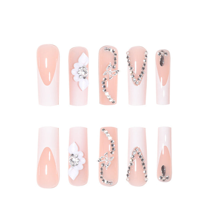 Decorative Press-On Nail Extensions Bowlift