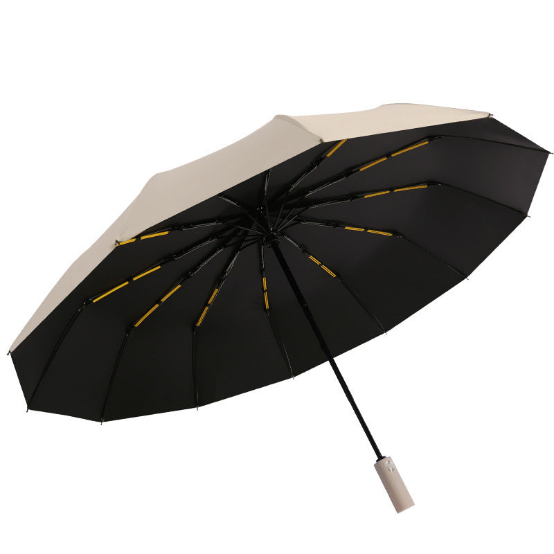 Women's Compact Umbrella with Improved Stability Bowlift