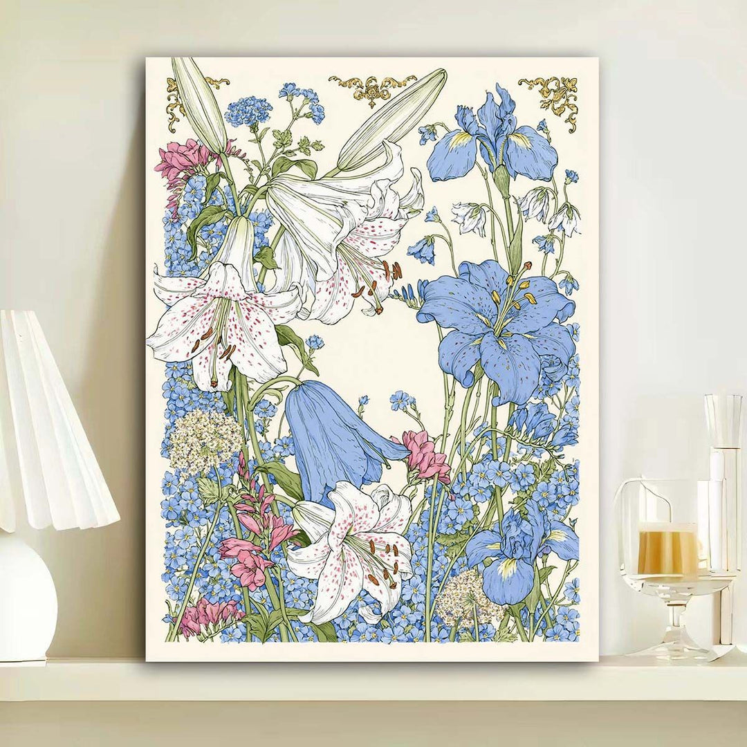 Botanical Floral Wall Art Bowlift