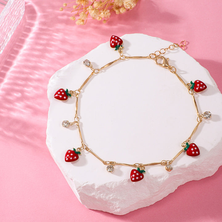 Strawberry Charm Bracelet Bowlift