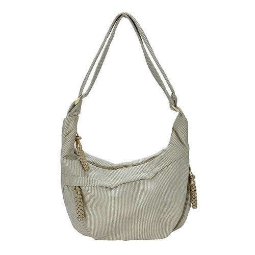 Shoulder bag with artistic fan design Bowlift