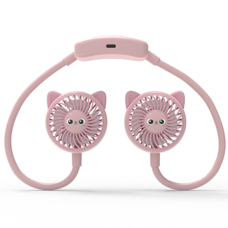 Unisex portable Mini Fan Headphones Bowlift