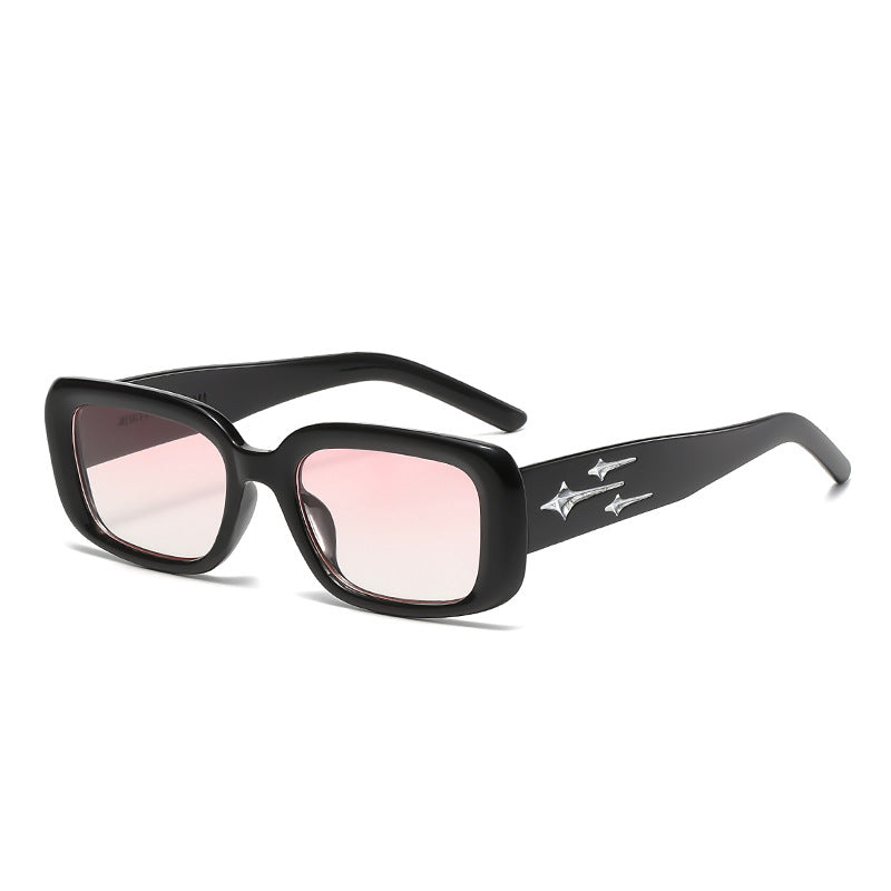 Women stylish sunglasses in trendy retro design Bowlift