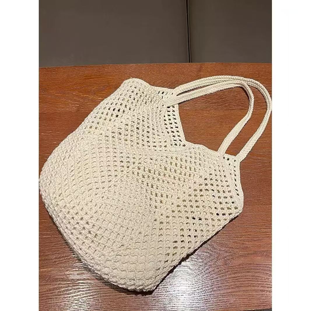 Crocheted tote bag with casual shape Bowlift