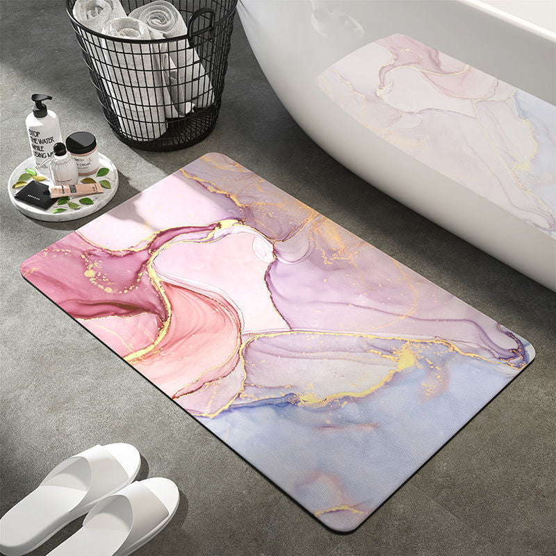 Artistic Abstract Bath Mat