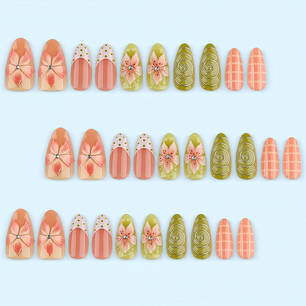 Creative Flower Nail Design Bowlift