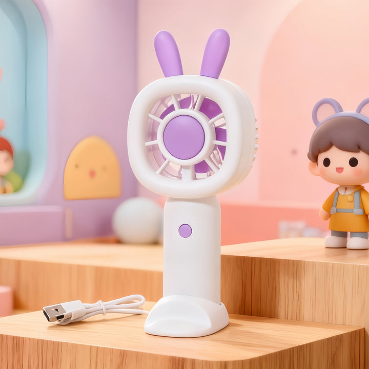 Women's portable creative fan with USB connection Bowlift