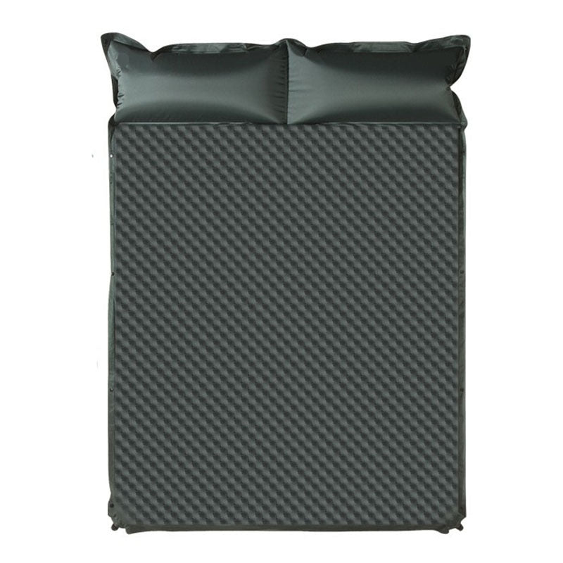 Air-Inflated Sleeping Mat With Ergonomic Pillow Bowlift