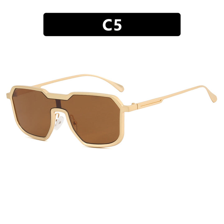 Ladies extravagant geometric sunglasses with protective UV filter Bowlift