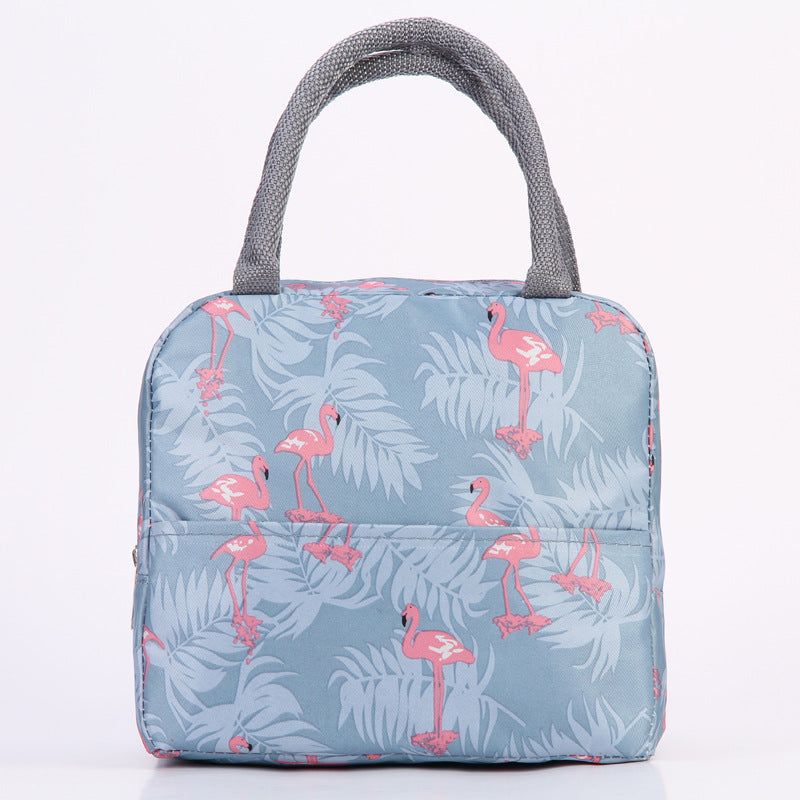 Insulated Flamingo-Themed Lunch Bag Bowlift