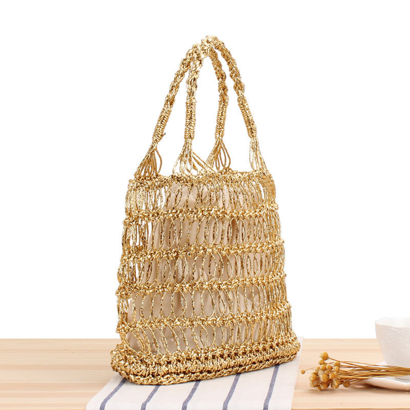 Practical mesh straw bag Bowlift