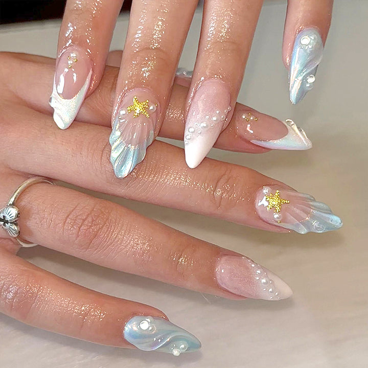 Artistic Gel Press-On Nail Tips Bowlift