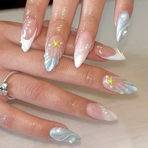 Artistic Gel Press-On Nail Tips Bowlift