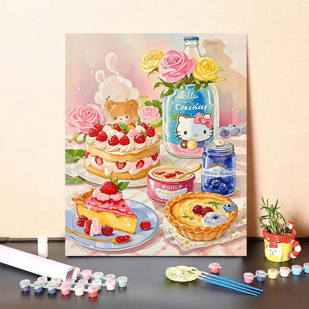 Gourmet Dessert-Themed Canvas Art Bowlift